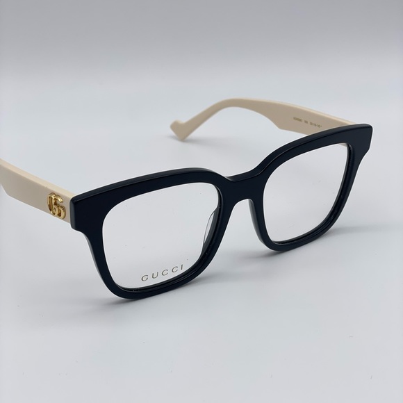 Gucci Accessories - BRAND NEW GUCCI GG0958O 005 Black/White Transparent Women Eyeglasses